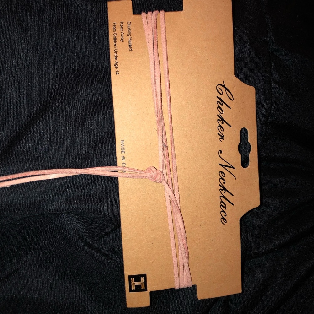 Pink choker